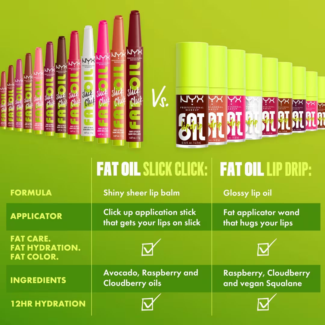 Nyx Fat Oil Slick Click Vegan Lip Balm